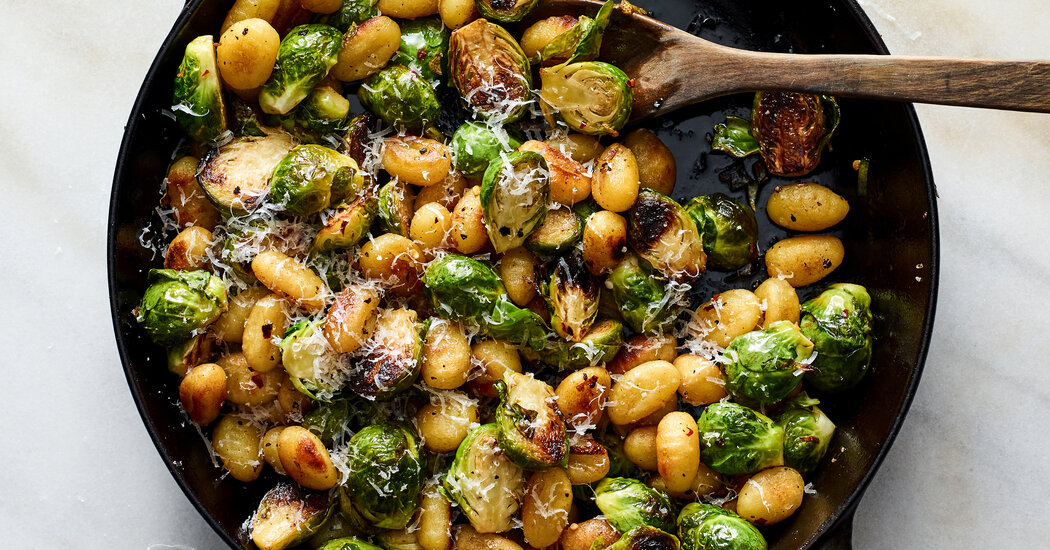 Crisp Gnocchi With Brussels Sprouts and Brown Butter